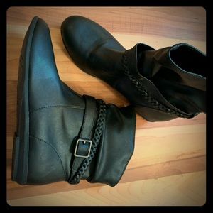 COPY - Faux leather AE booties